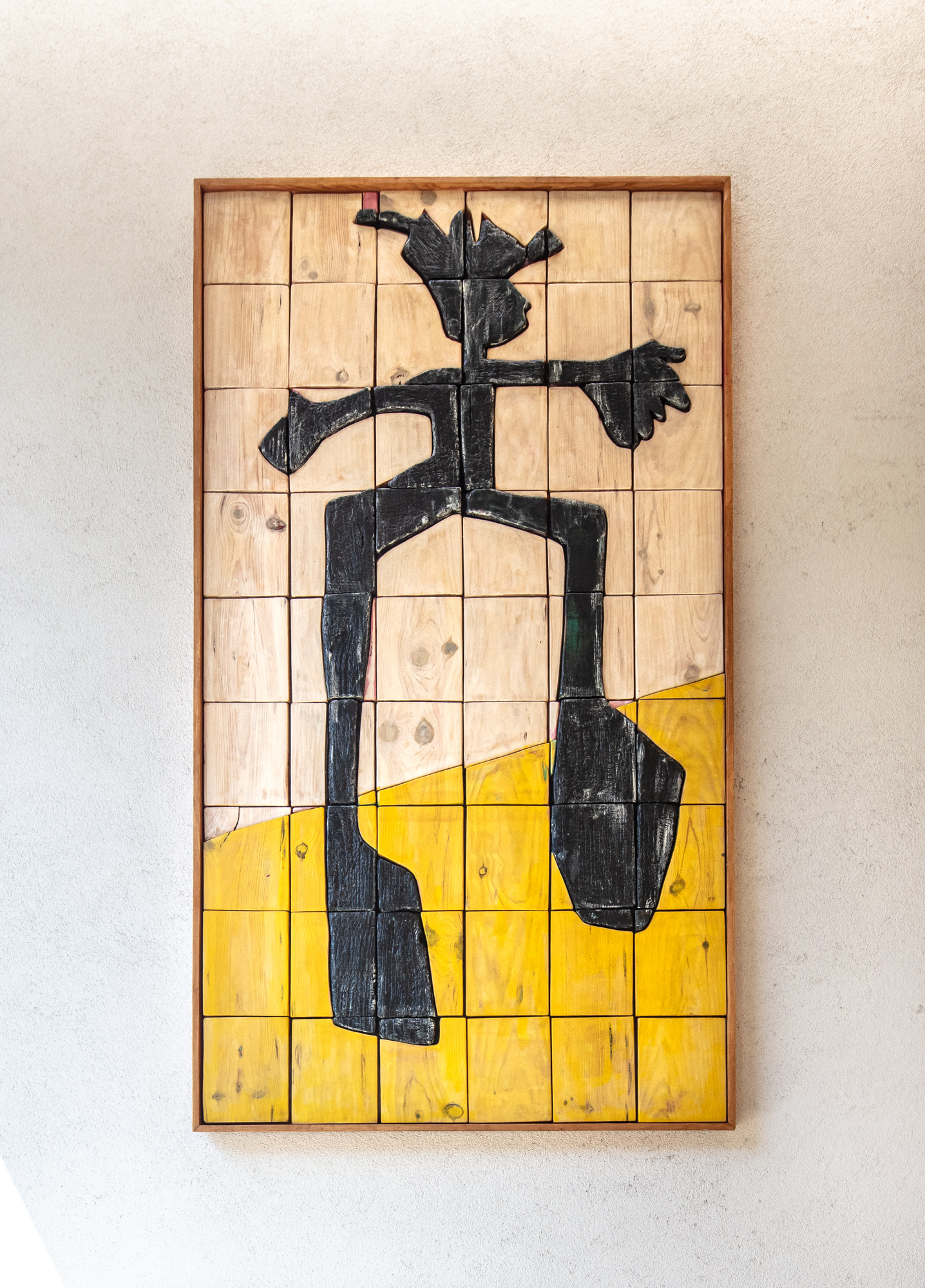 Mehr über den Artikel erfahren Wood painting 185 (Universal man), 2024